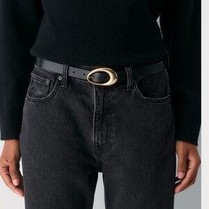 Aritzia
Perennial Solid Brass Leather Belt
